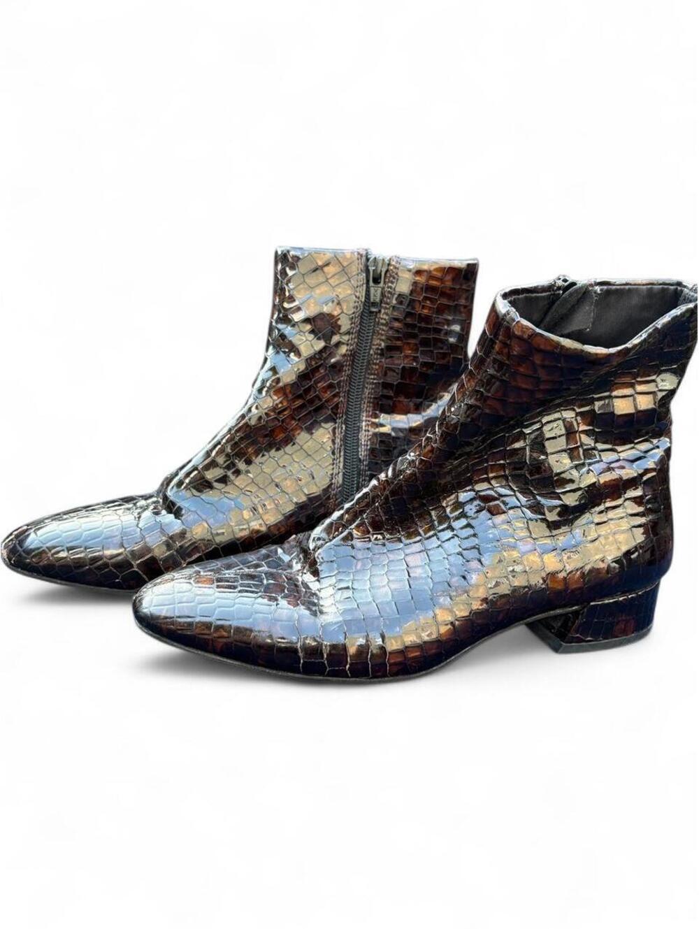vagabond leather croc ankle bootie’s brand vagabond size 6 women’s
